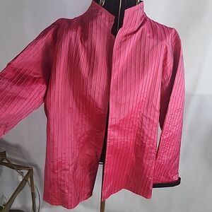 Reversible jacket Size L Fuschia & Black Barbie Core Pink